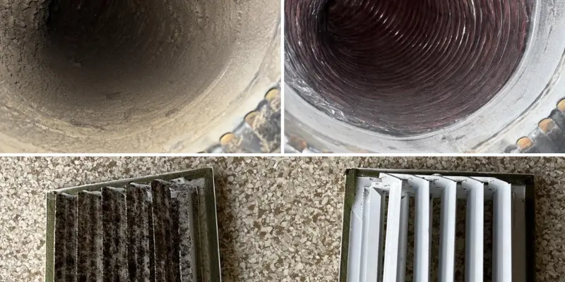 air duct cleaning difference